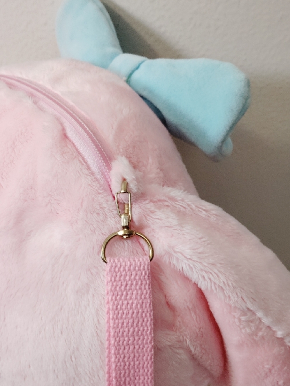 Sanrio My Melody Plush Backpack - Pink, White & Blue Bow, Hello Kitty And Friend - Picture 9 of 11
